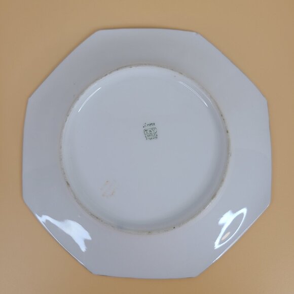 T&V Limoges Hand Painted Floral Porcelain Plate, Artist Signed 7" - Picture 3 of 5